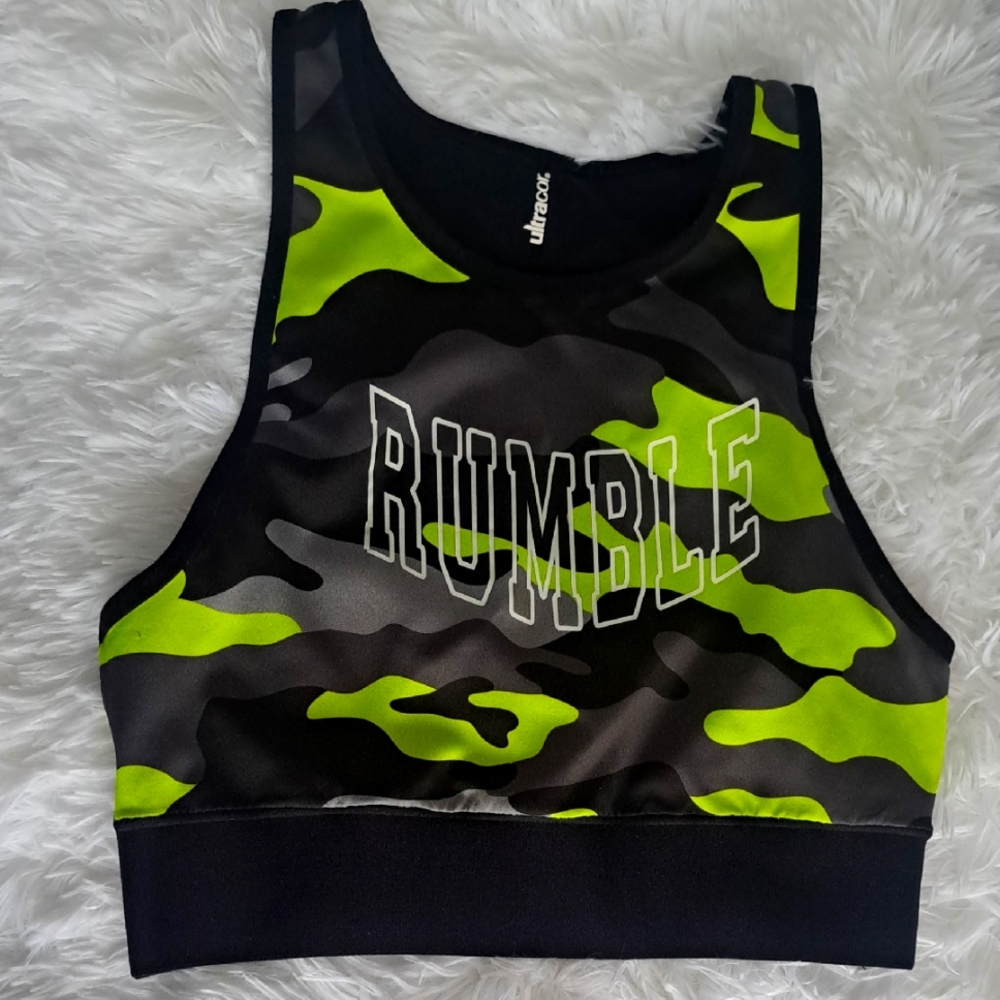 COR Ultracor Rumble Camo Sports Bra Size XS